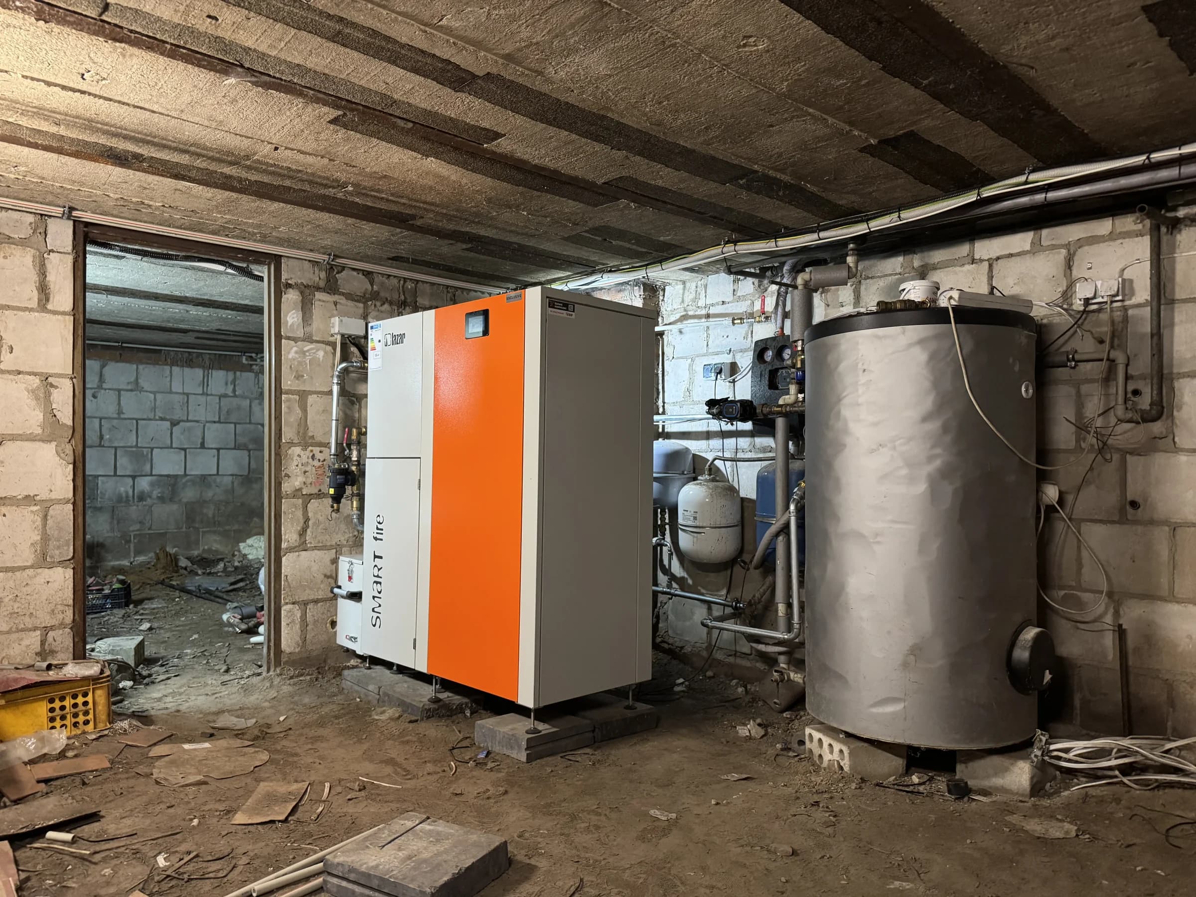 montaż kocioł piec pellet smartfire exclusive 15 240 skrzynice pierwsze 2026 termalstudio IMG 6227