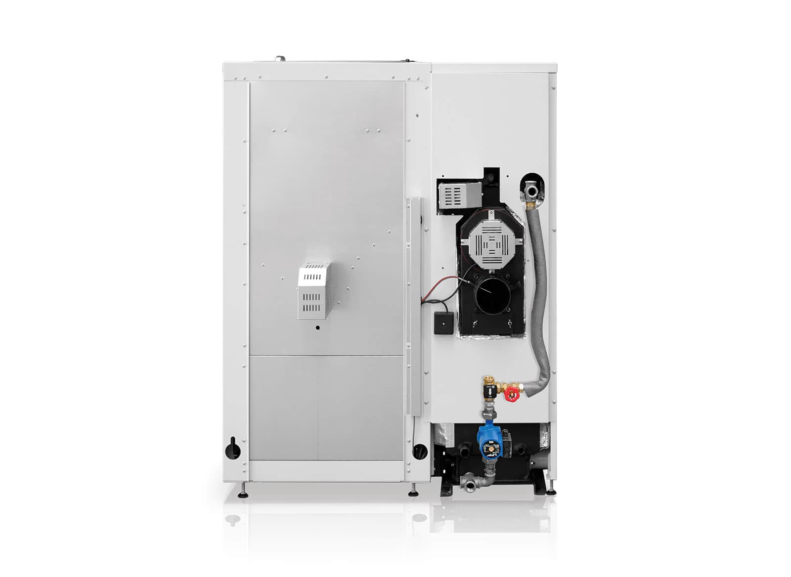 SmartFire EC — osprzęt i przyłącza z tyłu