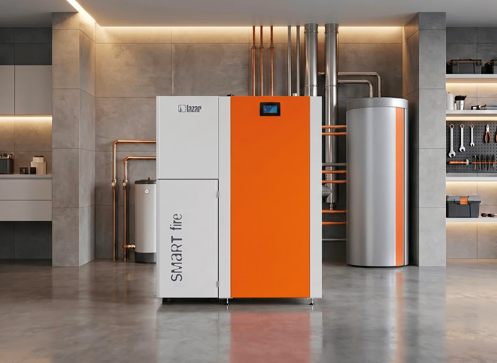 SMARTFIRE EC — wizualizacja producenta w kotłowni
